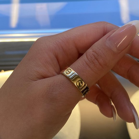 Cartier Jewelry - Cartier Love Ring 18K Yellow Gold Size 50 US 5.25